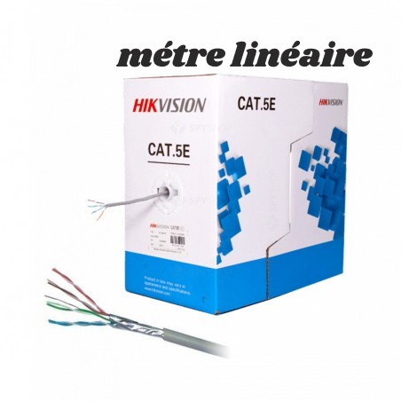 Câble réseau HIKVISION CAT.6 UTP Vendu au Mètre