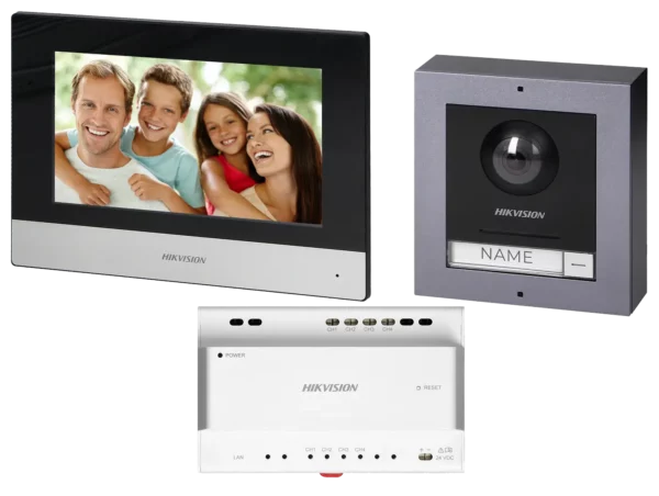 KIT INTERPHONE 2 FILS IP HIKVISION – Image 2