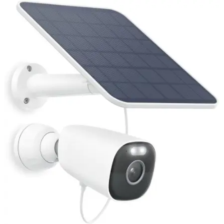 Caméra autonome intelligente 4K à batterie/énergie solaire avec WiFi 5/2,4 GHz
