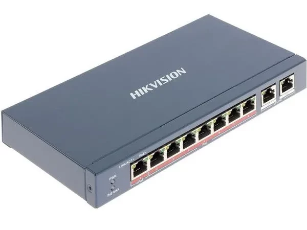 Switch Hi-PoE 10 ports dont 1 port Hi-PoE, 7 ports PoE/PoE